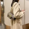 petit sac d'explosion de mode pour femmes, sac à portée oblique de conception de luxe polyvalente rétro, sac à main de mode pour les déplacements au travail