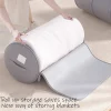 nouveau sac de rangement anti poussière pour couette cylindrique, grande capacité, pliable, organisateur pour ranger les vêtements, les couettes et autres articles