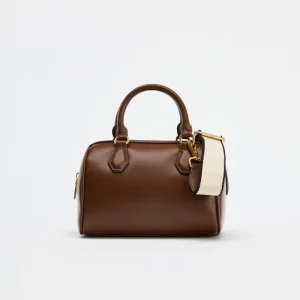 Mini sac à main pour femmes, sac de ville à la mode avec doubles poignées supérieures et sangle à bandoulière, sac Boston de luxe de styliste pour femmes