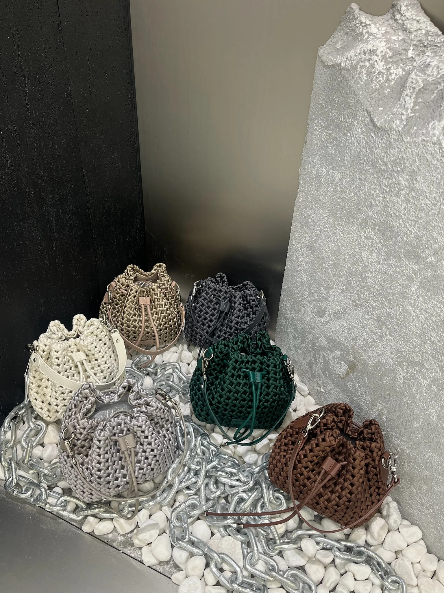 sac fourre tout en nylon tissé à la main pour femme, sacs à main, sac à main, style européen, sous les bras, hectare, e27
