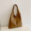 slouchy hobo sac à main à poignée supérieure pour femme, grande capacité, sac fourre tout souple, travail, shopping, voyage, initié par un designer