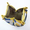 sac à main décontracté pour femmes léger jaune orange rouge bleu rayures imprimé tricot petits sacs seau pour les femmes