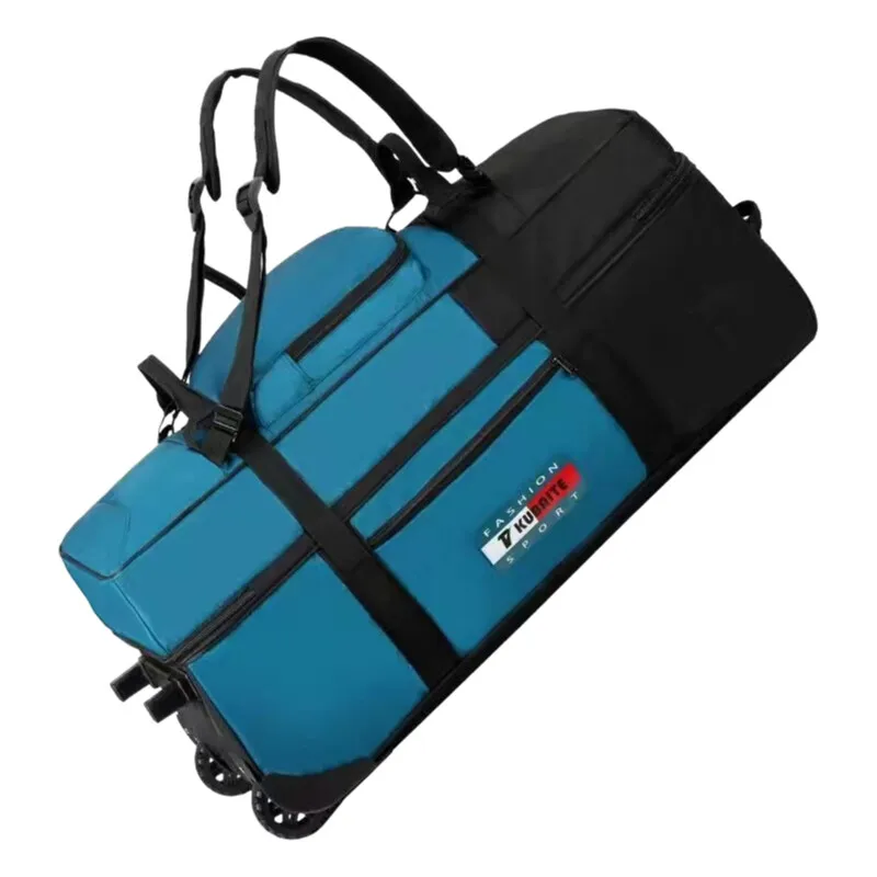 Valise à dos trolley de grande capacité XX – Sac à bagages de voyage pliable et durable pour hommes et femmes, mobile, camping Valise à dos trolley de grande capacité XX – Sac à bagages de voyage pliable et durable pour hommes et femmes, mobile, camping