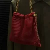 sac à main de luxe en cuir souple plissé pour femme, sacoche à bandoulière e27, porte monnaie mignon