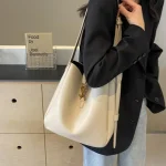 Sac Hobo spacieux d&rsquo;inspiration vintage 2025 SS, sac à main convertible à bandoulière pour femme, fourre-tout architectural jour à nuit