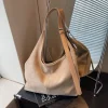 sac à bandoulière en daim pour femmes avec fermeture éclair, sacs hobo de grande capacité, sac à main ample, sac de voyage de banlieue, sacs à main et sacs à main