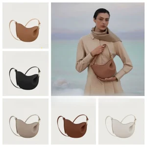 Sac à pois français populaire pour femmes, nouveau petit Design sous les bras, sac à bandoulière simple en cuir pour femmes, Sac à pois français populaire pour femmes, nouveau petit Design sous les bras, sac à bandoulière simple en cuir pour femmes,
