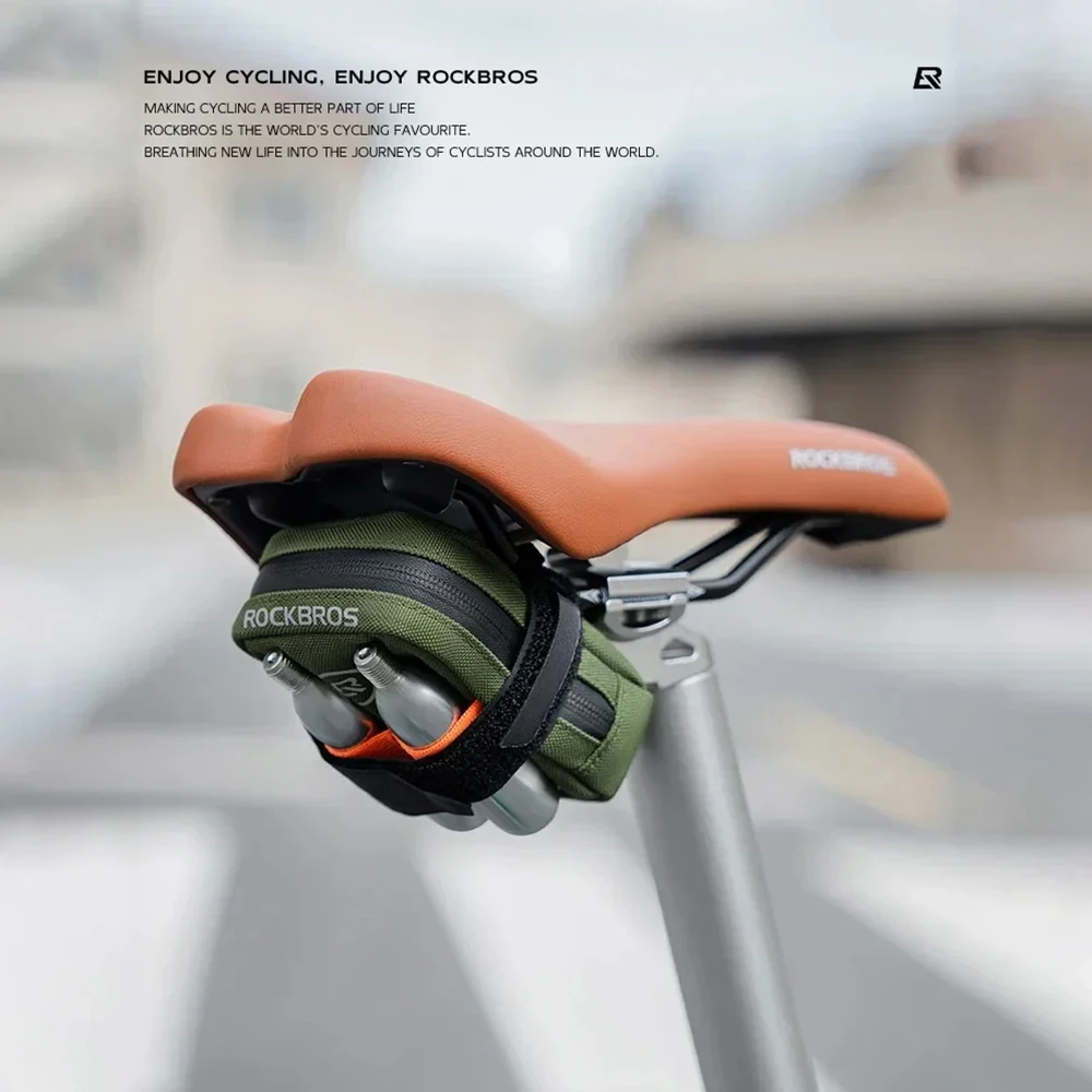 rockbros mini sac de selle de vélo portable vtt sac de rangement de vélo de route queue compacte universelle pour tous les sièges sac de cyclisme