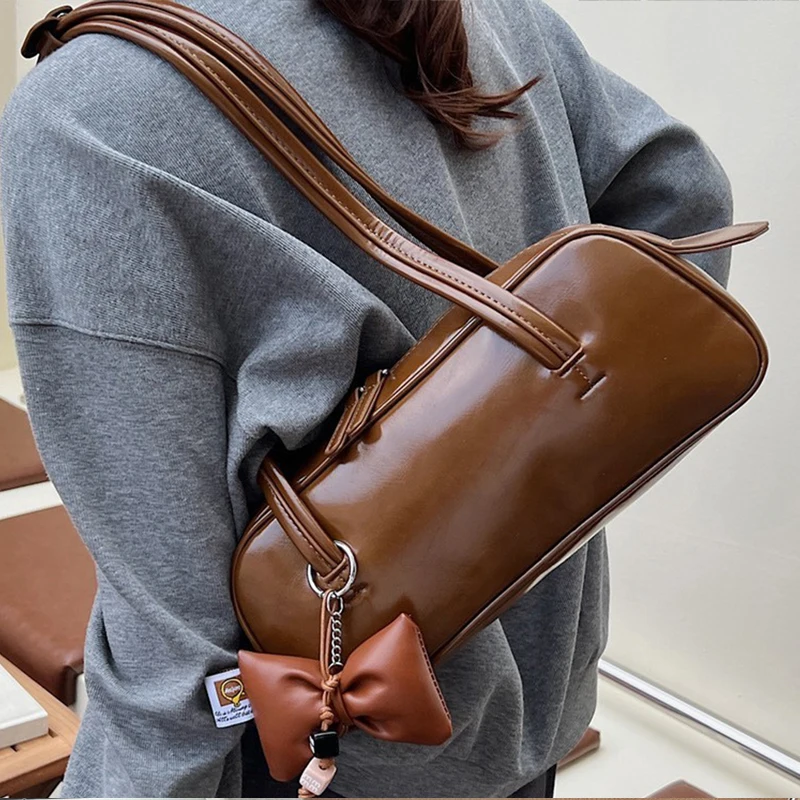 sacs carrés rétro à la mode, nouveau sac à bandoulière exquis, sac sous les bras en cuir pu de haute qualité, sacs polyvalents de couleur unie, offre spéciale