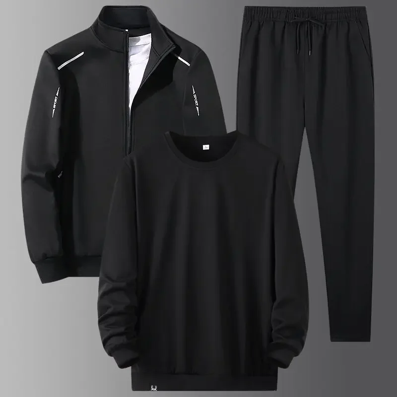 8xl hommes survêtements unisexe jogging costume marque de mode 3 pièces ensemble survêtement hommes printemps automne mode sweats à capuche pantalons de survêtement