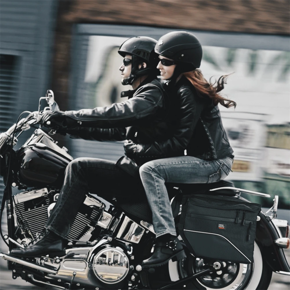 sacoches de dégager de moto universelles, jeter sur la sacoche, sacoches de scooter, sac de vélo softail sportster cruiser hurbike d343, 26l