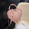 sacs à bandoulière chic en forme de cœur pour femmes, sac jk lolita solide, sac à bandoulière kawaii, uniforme de bureau pour dames, paquet en pu bolso mujer 2025
