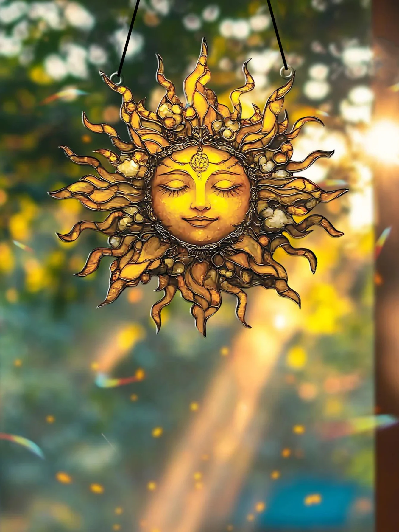 attrape soleil style boho pour chambre à coucher, salon, fenêtre, décorations suspendues au soleil, cadeau unique pour les amateurs d'art de la maison et du jardin