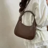 sac fourre tout classique en pu pour femmes, sac hobo élégant de grande capacité, sac sous les bras français en polyester anti éclaboussures, texture d'eau