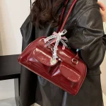 Sac Boston pour femmes, sacs de Bowling avec poches avant, sacs à aisselles de luxe, sac à bandoulière polyvalent pour les déplacements printemps et été, nouvelle collection 2025