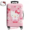 housse de valise kawaii hello kitty pour bagages de 18 à 32 pouces, protection de voyage anime