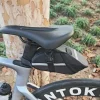 sac de selle de vélo anti éclaboussures | convient aux vélos de route, vtt et de gravier | pack sous assise réfléchissant avec clip rapide