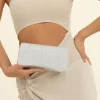 pochette à bandoulière brillante Élégante pour femme, sac à main tote chic pour cocktail et mariage, à la mode