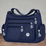 Sac à bandoulière carré polyvalent pour hommes et femmes, grand sac nouveau style, sac en tissu, sac à bandoulière de style Oxford, à la mode