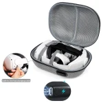 Compatible avec Oculus Quest 2, sac de rangement de voyage EVA anti-chute rechargeable, étui de transport rigide, adapté aux voyages et au rangement
