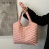 sac fourre tout à motif cœur pour femme, sac sous les bras, sac cartable solide, grande capacité, travail, voyage