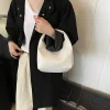femmes classique mode tissé en relief hobo souple en cuir pu petit sac à bandoulière à poignée supérieure décontracté sacs à main quotidiens