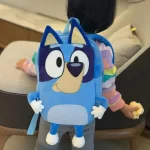 Dessin animé Bluey famille Cosplay maternelle enfants cartable Bluebin chien sac à dos Kawaii bleu Orange chien sac à dos enfants cadeaux