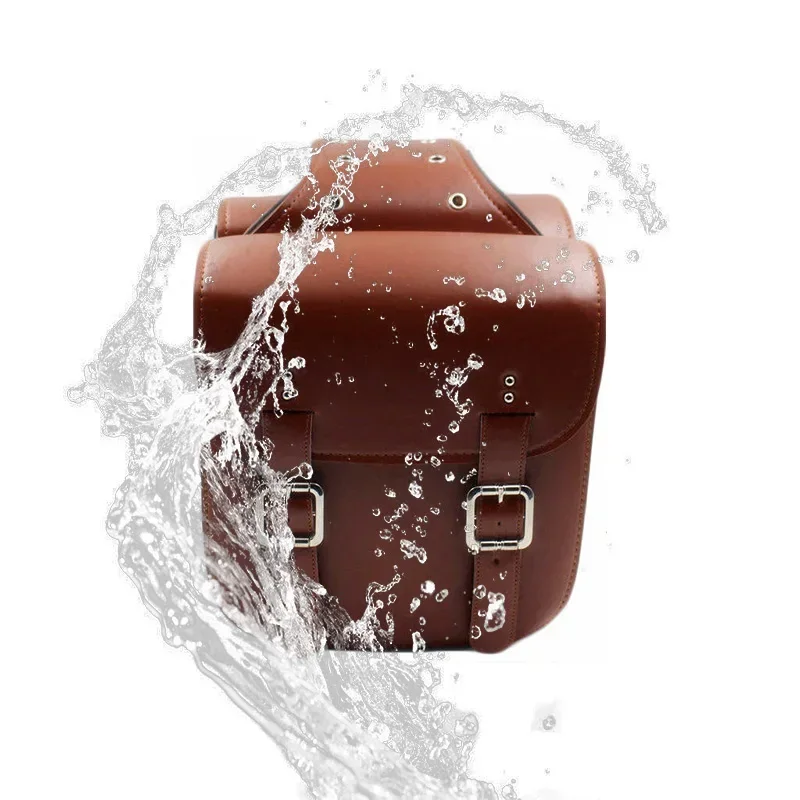 1 paire de sacoches de moto universelles, pochette à outils latérale, sacs de rangement de bagages, sacs de selle, sac de siège arrière