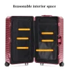 valise à poignée large valise de voyage hommes 20 24 26 bagage à main femmes pc cadre en aluminium boîtier de chariot