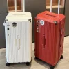 valise de grande capacité avec cinq roues, bagage de voyage rectangulaire avec frein, grande taille, fermeture Éclair, vpn