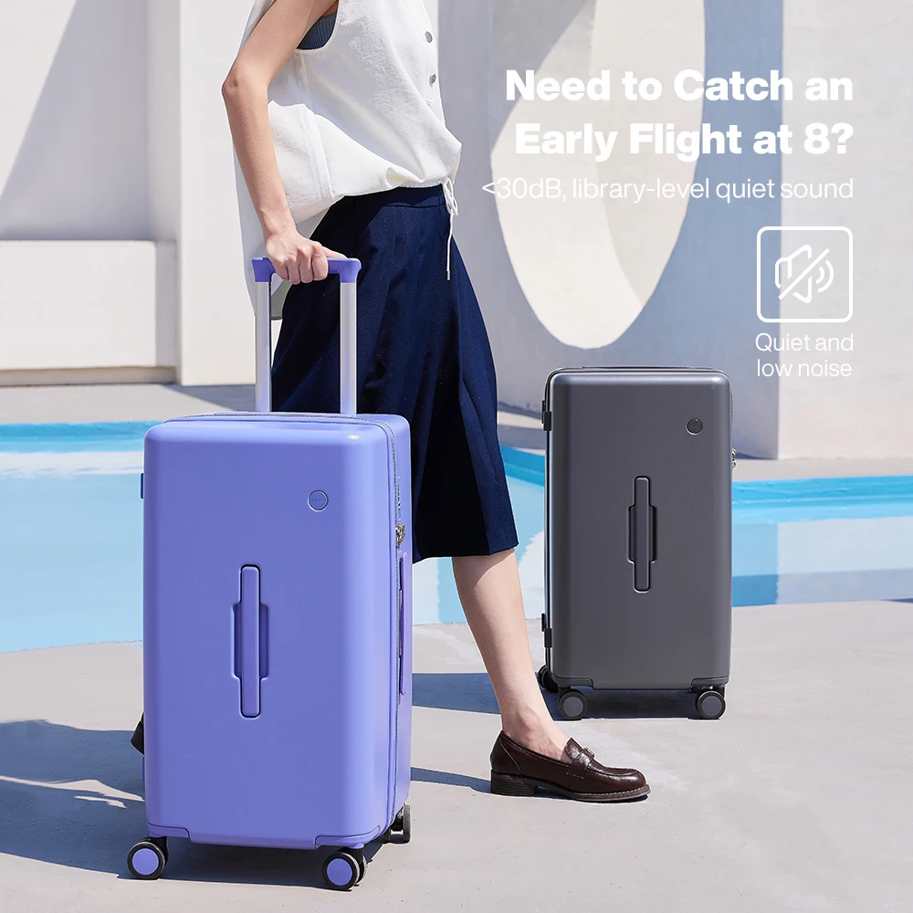 mixi valise grande capacité 24 26 pouces vérifié dans les roues roulantes pc bagages tsa serrure boîtier de chariot valises de voyage coffre m9301