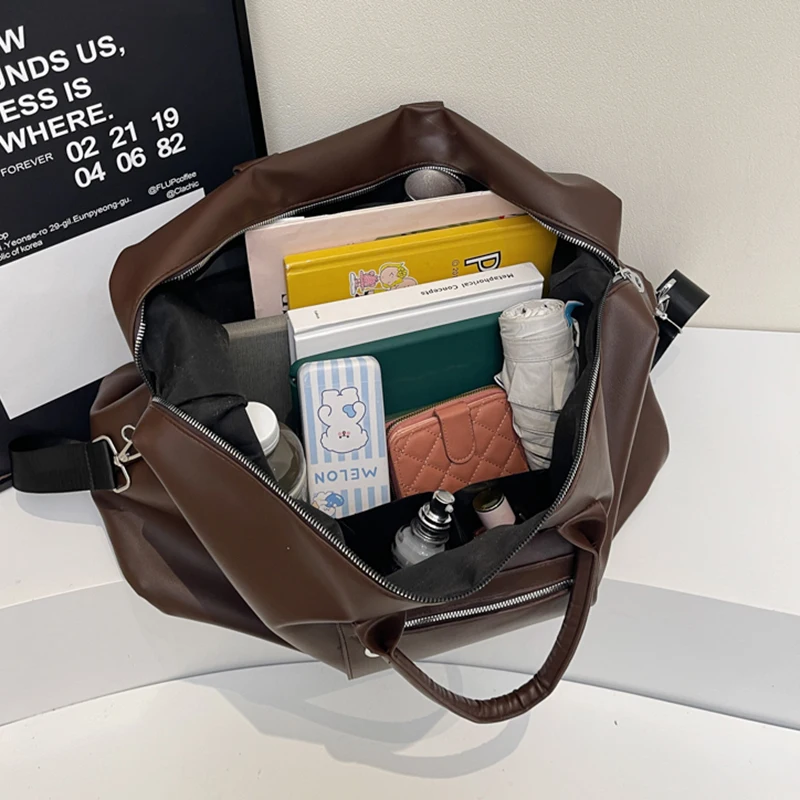 sac à main tendance de grande capacité pour femmes, sac essentiel de voyage et de déplacement simple et polyvalent