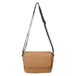 Sac messager carré pour hommes, couleur unie, grande capacité, sac à bandoulière en cuir PU, sangle réglable minimaliste, sac de sport