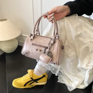 Sac à bandoulière en cuir chic pour femmes de marque de luxe par un célèbre designer, sac à main à bandoulière classique