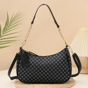 Sac à bandoulière simple vintage à la mode pour femmes, sac à bandoulière baguette classique polyvalent et élégant, épaule unique exquise