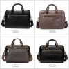 nouveau sac à main pour hommes, sac à main rétro de bureau décontracté d'affaires de grande capacité, sac pour hommes en cuir véritable, sac de bureau, porte documents