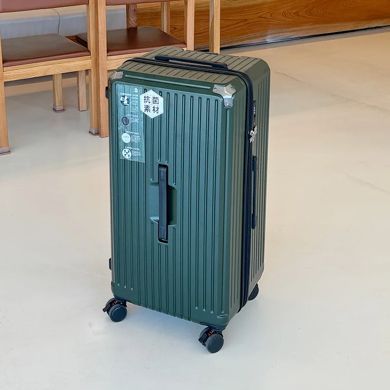 valise grande taille 20/28/36/50 pouces, bagages de grande capacité avec cinq roues abs + pc, valises d'embarquement, valise de voyage à fermeture éclair