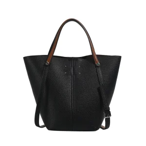 Sac seau-grande capacité, sac à bandoulière simple, sac sous les bras, sac à main de banlieue haut de gamme