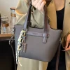  sac seau à main haut de gamme pour femmes, design rétro simple, sacs à bandoulière simples, fourre tout de grande capacité, automne 2025