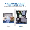5 pièces organisateur de voyage sac ensemble vêtements cubes de compression pour avion voyage essentiels sacs de rangement valise maille emballage cubes