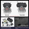 bal inowalk sac à bagages de voyage pour moto, étanche, extensible, grande capacité, queue de moteur, coffre, sac t1, la plupart des motos, 19l 80l