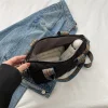 sac à main matelassé en coton pour femme, sac fourre tout matelassé, sac à bandoulière rembourré, large lancé par la ceinture