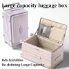 bagage extensible de grande capacité, valise trolley épaisse à ouverture frontale, valise de voyage résistante de 24 pouces, étudiant de 30 pouces