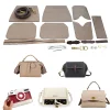 Ensemble de sacs carrés de fabrication à la main, sac cousu à la main en cuir PU, Kit de bricolage fait à la main, matériel de couture, Kits d&rsquo;artisanat de couture pour accessoires de sacs