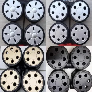 Roues de Valise Adaptées pour Rimowa, Accessoires de Bagages à Roulettes Silays euses, 4 Pièces/Ensemble