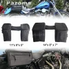 sacoche de style club pour harley sportster dyna softail café racer moto sac de rangement de bagages latéral arrière paquet d'outils de selle de moto