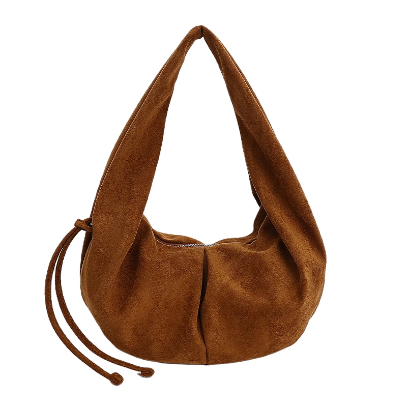Faionable Faux daim femmes Hobo sac à bandoulière 2025 automne/hiver Vintage grande capacité Hobo Shopper sac fermeture éclair travail trajet Faionable Faux daim femmes Hobo sac à bandoulière 2025 automne/hiver Vintage grande capacité Hobo Shopper sac fermeture éclair travail trajet