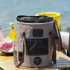 sac de stockage d'eau portable et pliable, étanche, pour voyage en plein air, articles de pêche, 25l, e27