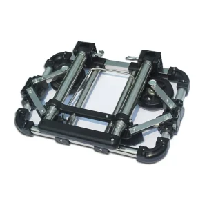 Voiture à bagages entièrement pliante en acier inoxydable, capacité portante de 30kg, chariot facile à transporter, valise, cartables, caddies