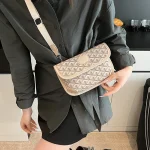 Sac à main à bandoulière décontracté Unique pour femmes de loisirs, couleur unie minimaliste et finition cuir de grande capacité